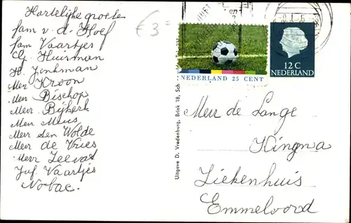 Ak Wetering Overijssel, Partie am Wasser