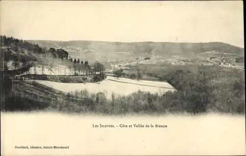 Ak Les Islettes Meuse, Cote et Vallee de la Biesme