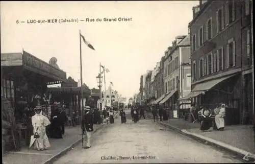 Ak Luc sur Mer Calvados, Rue du Grand Orient