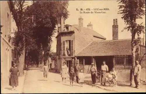 Ak Luc sur Mer Calvados, La Route du Vieux Luc