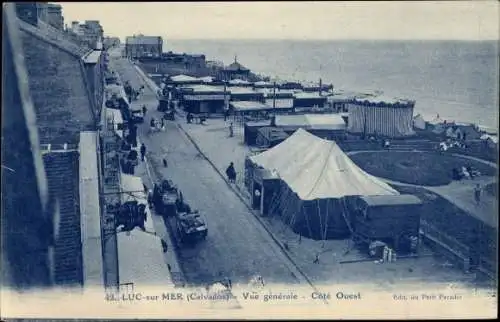 Ak Luc sur Mer Calvados, Vue generale, Cote Ouest