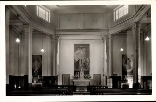 Ak Hamburg Eimsbüttel Harvestehude, Inneres der Kath. St. Elisabeth Kirche