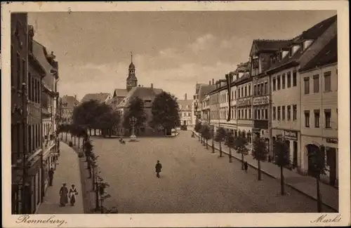Ak Ronneburg in Thüringen, Marktplatz