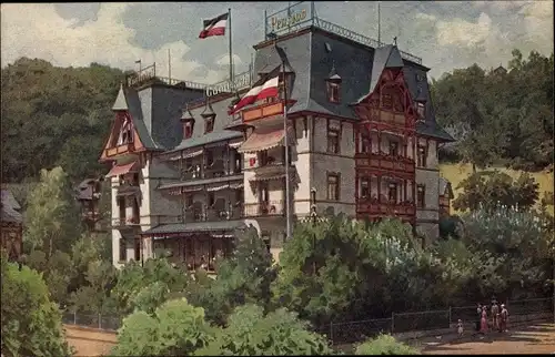 Künstler Ak Bad Sooden Allendorf in Hessen, Kurhotel Gundlach