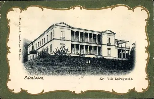 Ak Edenkoben an der Haardt, Kgl. Villa Ludwigshöhe