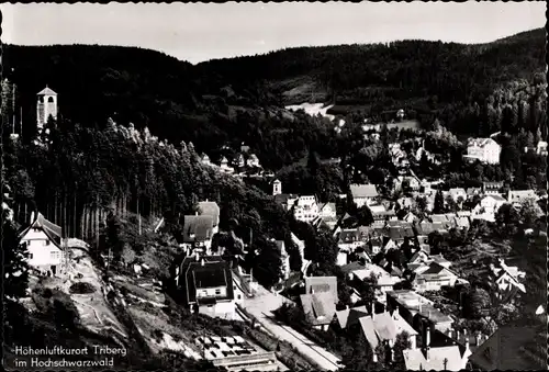 Ak Triberg im Schwarzwald, Teilansicht, Vogelschau