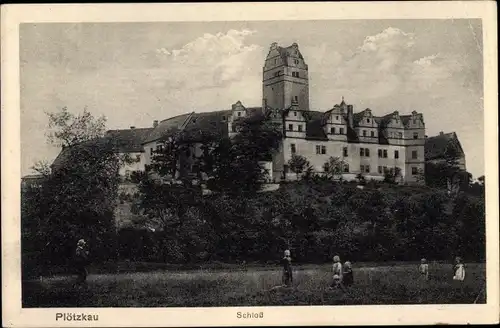 Ak Plötzkau in Sachsen Anhalt, Schloss