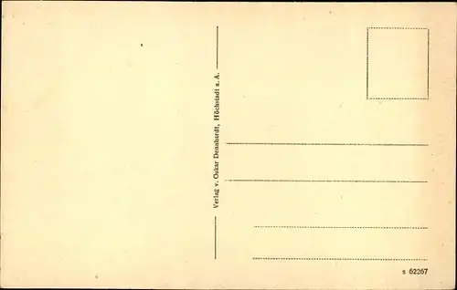 Künstler Ak Höchstadt an der Aisch, Stadtturm, Nr. 62267