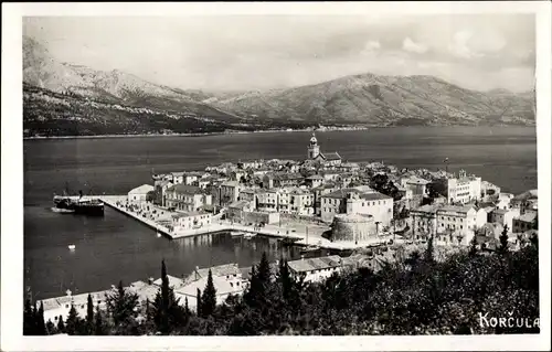 Ak Korcula Kroatien, Panorama
