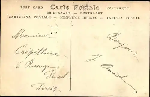 Ak Lozere Essonne, Le Passage a niveau et le Cafe de la Gare