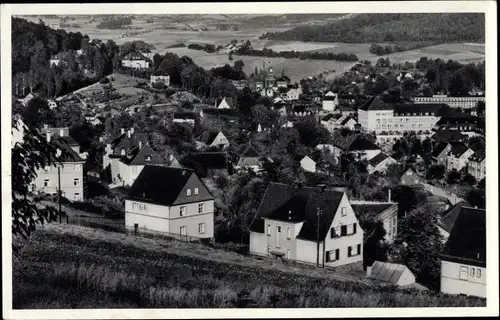 Ak Oberschlema Bad Schlema im Erzgebirge, Teilansicht, Häuser