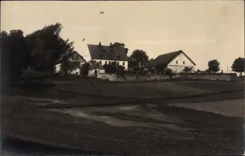 Foto Ak Frauenstein im Erzgebirge, Blick auf ein Gehöft
