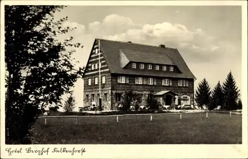 Ak Kipsdorf Altenberg im Erzgebirge, Hotel Berghof Falkenhorst