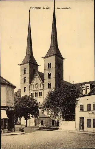 Ak Grimma in Sachsen, Frauenkirche