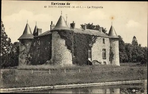 Ak Toutlemonde Maine et Loire, La Frogerie