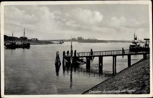 Ak IJmuiden Nordholland, Binnenloopende Logger