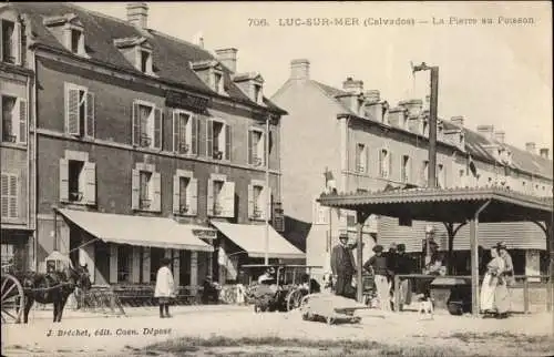 Ak Luc sur Mer Calvados, La Pierre au Poisson