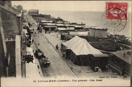 Ak Luc sur Mer Calvados, Vue generale, Cote Ouest