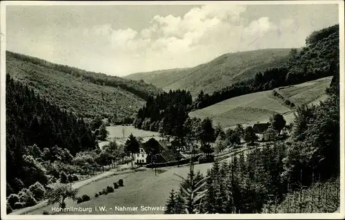 Ak Hohenlimburg Hagen in Westfalen, Nahmer Schweiz, Wald, Felder