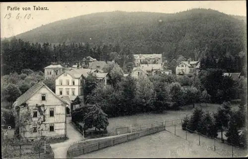 Ak Tabarz im Thüringer Wald, Teilansicht