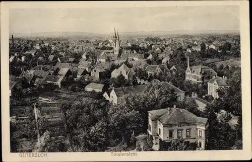 Ak Gütersloh in Westfalen, Panorama