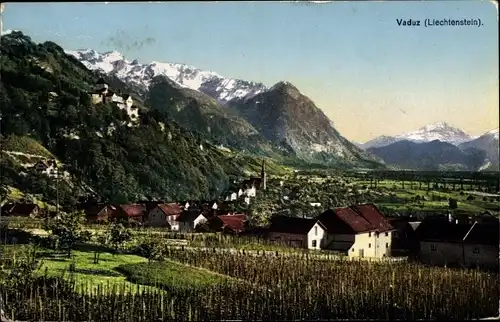 Ak Vaduz Liechtenstein, Panorama