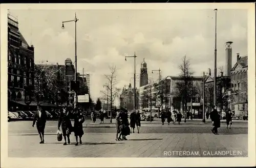 Ak Rotterdam Südholland Niederlande, Calandplein