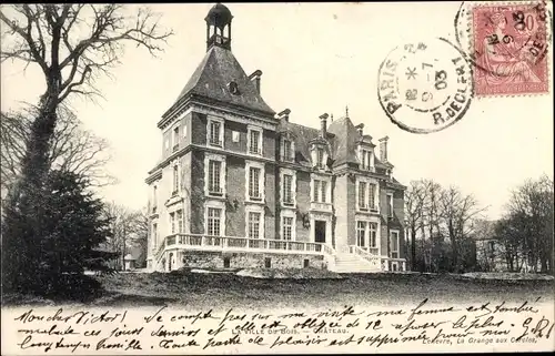 Ak La Ville du Bois Essonne, Le Chateau