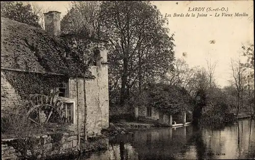 Ak Lardy Essonne, Les Bords de la Juine, Les Vieux Moulin