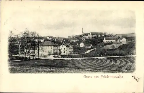 Ak Friedrichswalde Bahretal im Landkreis Sächsische Schweiz Osterzgebirge, Teilansicht vom Ort