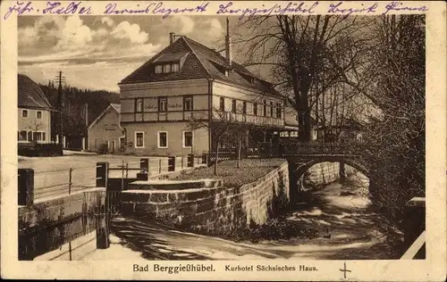 Ak Bad Gottleuba Berggießhübel in Sachsen, Kurhotel Sächsisches Haus