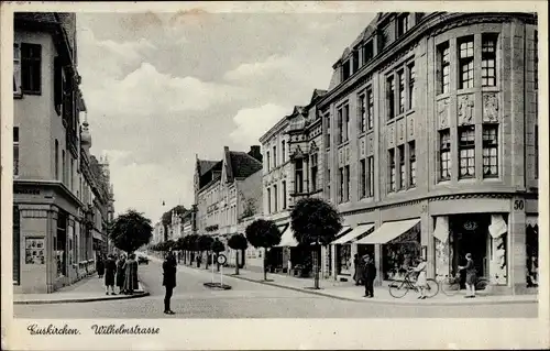 Ak Euskirchen Nordrhein Westfalen, Wilhelmstraße, Geschäfte