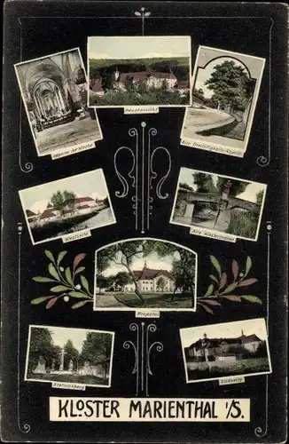 Passepartout Ak Marienthal Ostritz in Sachsen, Kloster Marienthal