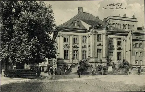 Ak Legnica Liegnitz Schlesien, Das alte Rathaus