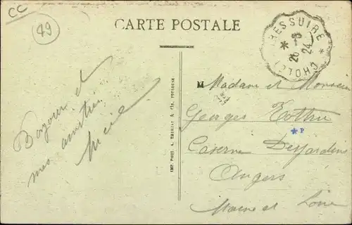 Ak Torfou Maine et Loire, Stadtbilder, Souvenir