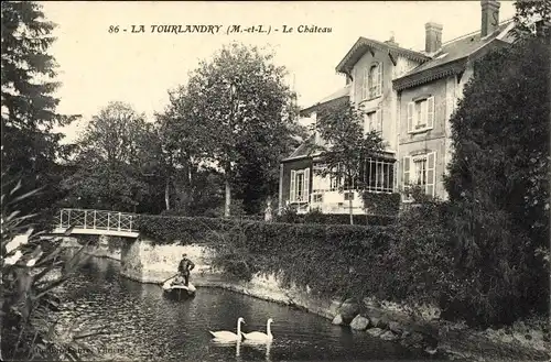 Ak La Tourlandry Maine et Loire, Le Chateau