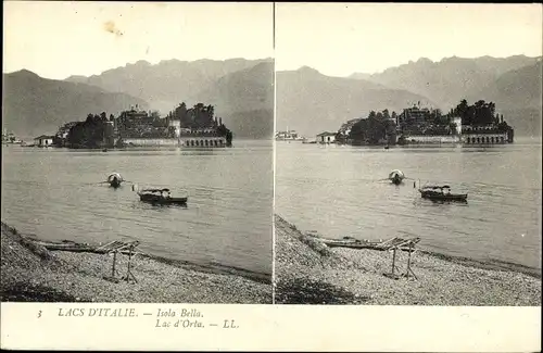 Stereo Ak Isola Bella Lago Maggiore Piemonte, Lac d'Orta