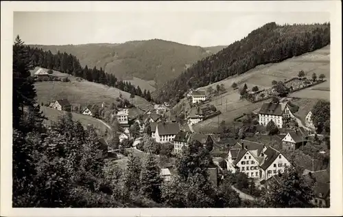 Ak Gütenbach im Schwarzwald, Teilansicht vom Ort, Aufnahme Rolf Kellner