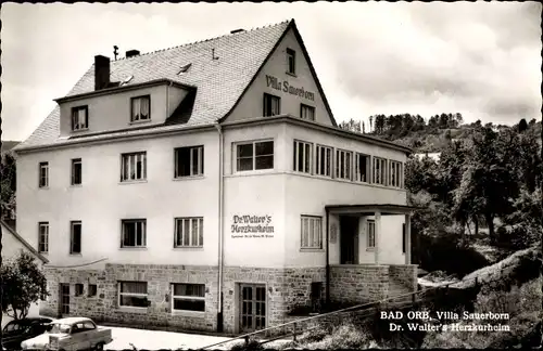 Ak Bad Orb in Hessen, Villa Sauerborn, Dr. Walter's Herzkurheim