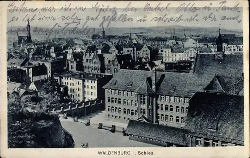 Ak Wałbrzych Waldenburg Schlesien, Panorama