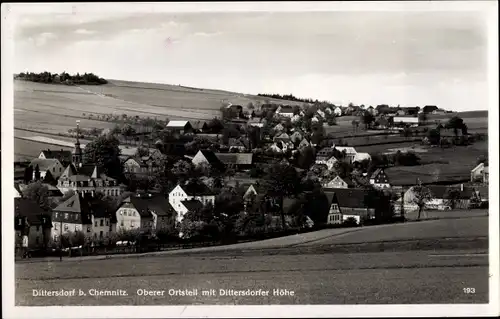 Ak Dittersdorf Amtsberg im Erzgebirge, Oberer Ortsteil, Dittersdorfer Höhe