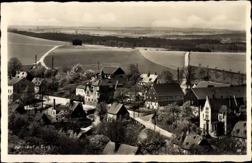 Ak Jahnsdorf im Erzgebirge, Panorama