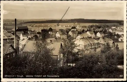 Ak Jahnsdorf im Erzgebirge, Unterer Ortsteil, Sonnenberg