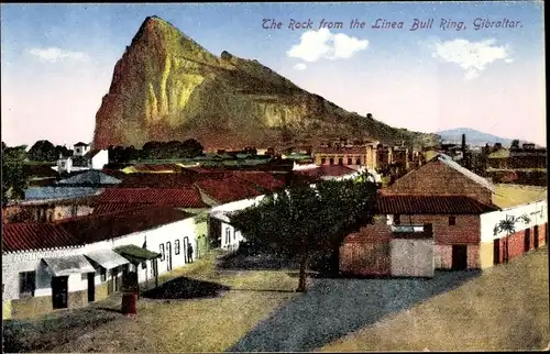 Ak Gibraltar, The Rock from the Linea Bull Ring