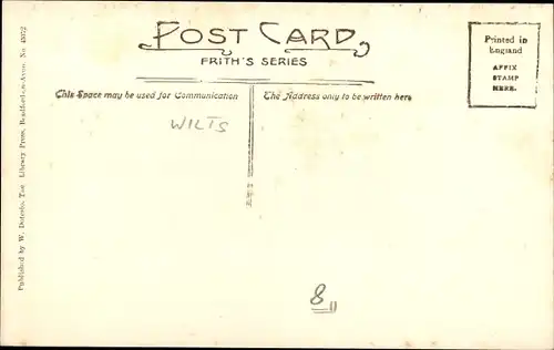 Ak Bradford on Avon Wiltshire South West, View from Town Bridge