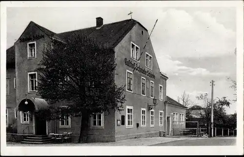 Ak Ullersdorf Radeberg in Sachsen, Gasthof Schmiede Schänke, Inh. Max Näther