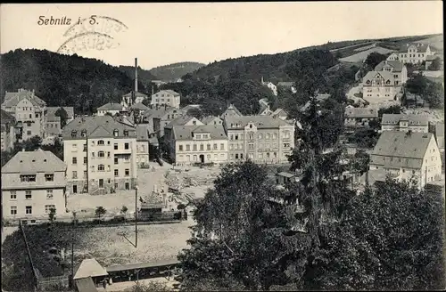 Ak Sebnitz Sächsische Schweiz, Panorama