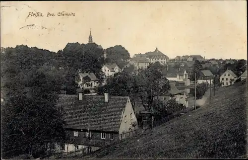 Ak Pleißa Limbach Oberfrohna Sachsen, Gesamtansicht