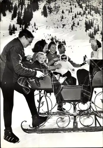 Ak Prinzessin Margriet und ihr Gemahl Pieter, Vacantie, Urlaub, Maart 1969