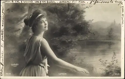 Ak Lutèce, Frauenportrait